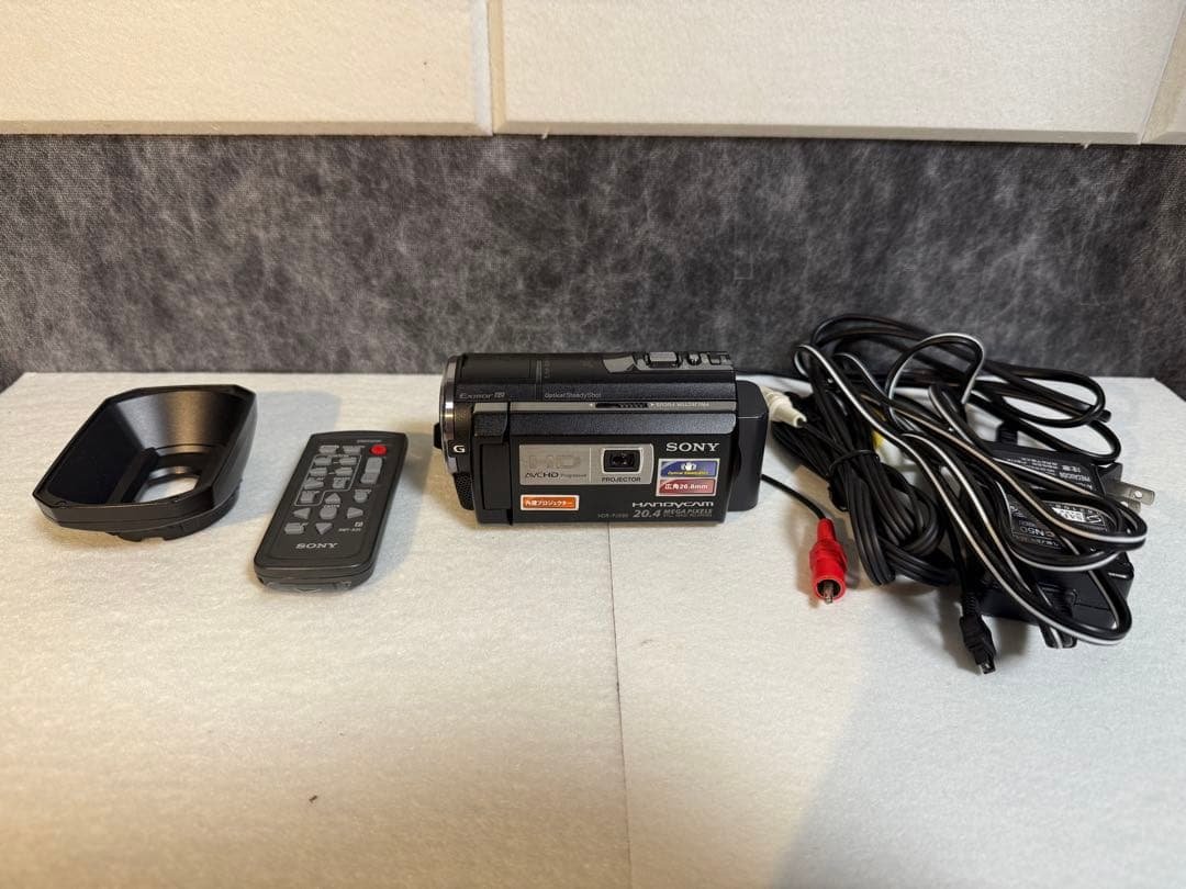 SONY HDR-PJ 590vビデオカメラ HD 20倍ズーム HDR-PJ590V | デジタルビデオカメラ Handycam ハンディカム | ソニー