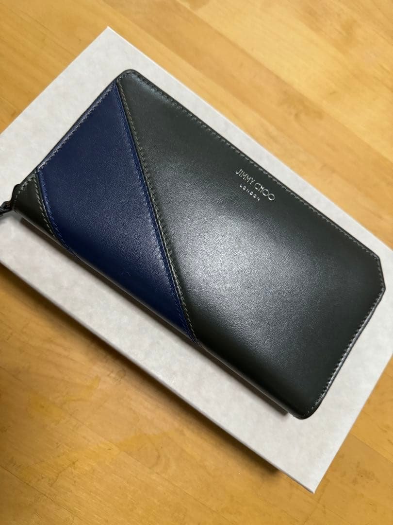 【しー。さま専用】JIMMY CHOOジミーチュウ レザーラウンドジップ長財布 ジミー チュー JIMMY CHOO PIPPA UUR 長財布 ピッパ レディース 財布